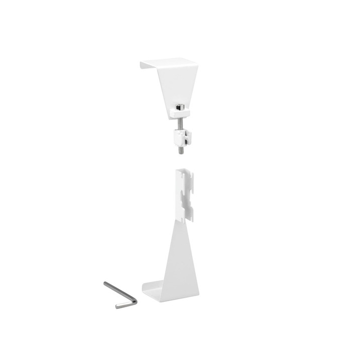 Topp- & bottenfäste Vit Elfa